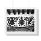 Hanuman Dhoku Wall Painting - Patan, Nepal - Framed Photo Print