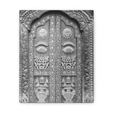 Stunning Brass Royal Palace Door - Patan Nepal, Durbar Square - Canvas Print