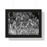 Interior walls of a temple in Patan, Neal, Durbar Square - Framed Photo Print