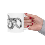 Chaos of Infinity White Ceramic Mug