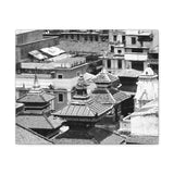 Three Pagodas Roof Tops - Kathmandu, Nepal - Canvas Print