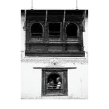 Day In The Life Through a Window, 1972 - Kathmandu, Nepal - Premium Poster Print