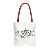 Spiritual Floral Tote Bag | OM Symbol Design