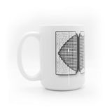 Protruding Grate-ness Ceramic Mug 15 oz