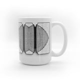 Protruding Grate-ness Ceramic Mug 15 oz