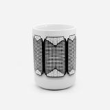 Protruding Grate-ness Ceramic Mug 15 oz