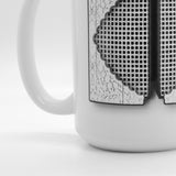Protruding Grate-ness Ceramic Mug 15 oz