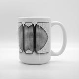 Protruding Grate-ness Ceramic Mug 15 oz