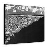 Wood Carved Corner Detail Of Doorway - Patan Nepal, Durbar Square - Canvas Prints