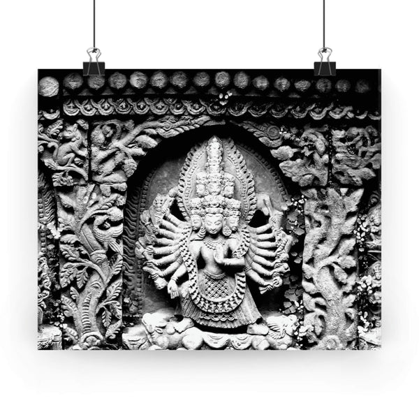 12 - Eight Arm Goddess - Patan Durbar Square - Premium Poster Print