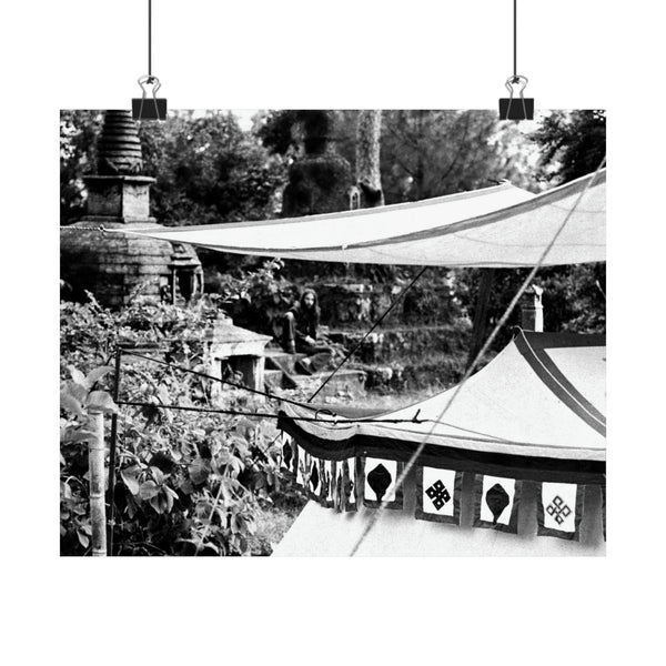 TentTom In The Wild in Kathmandu -  Kathmandu, Nepal 1972 - Premium Poster Print