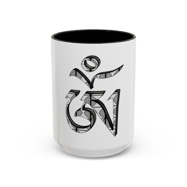Buddhist Om Symbol Accent Coffee Mug