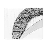 Door Arch Wood Detail - Hanuman Dhoka Royal Palace - Patan Durbar Square - Canvas Print