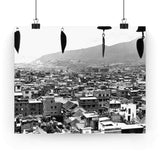 19 - Window City View of Kathmandu in 1972 - Premium Poster Print