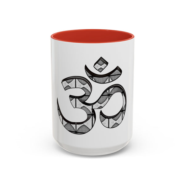 Hindi Om Symbol Accent Coffee Mug