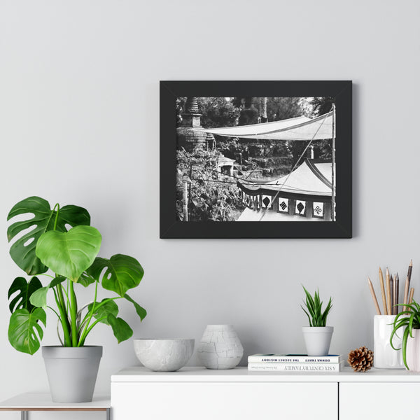 TentTom In The Wild in Kathmandu -  Kathmandu, Nepal 1972 - Framed Photo Print