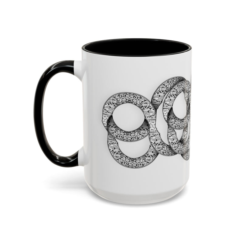 Chaos of Infinity Accent Ceramic Coffee Mug