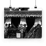 18 - Storefront Wood Carved Hanging - Patan Nepal - Premium Poster Print