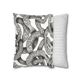 Infinity Om + Pattern Suede Square Pillowcase