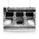 20 - Detailed Window Carvings in Patan Nepal - Patan Nepal Durbar Square -  Premium Poster Print