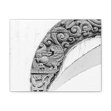 Door Arch Wood Detail - Hanuman Dhoka Royal Palace - Patan Durbar Square - Canvas Print