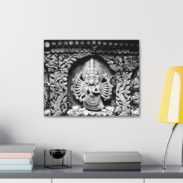  Eight Arm Goddess - Patan Durbar Square - Canvas Print