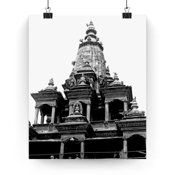 28 - Beautiful Patan Mandir Temple - Patan Nepal, Durbar Square - Premium Poster Print