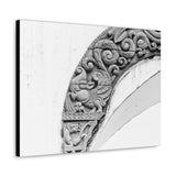 Door Arch Wood Detail - Hanuman Dhoka Royal Palace - Patan Durbar Square - Canvas Print