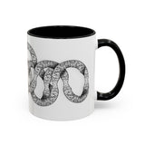 Chaos of Infinity Accent Ceramic Coffee Mug