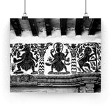 47 - Hanuman Dhoku Wall Painting - Patan, Nepal - Premium Poster Print