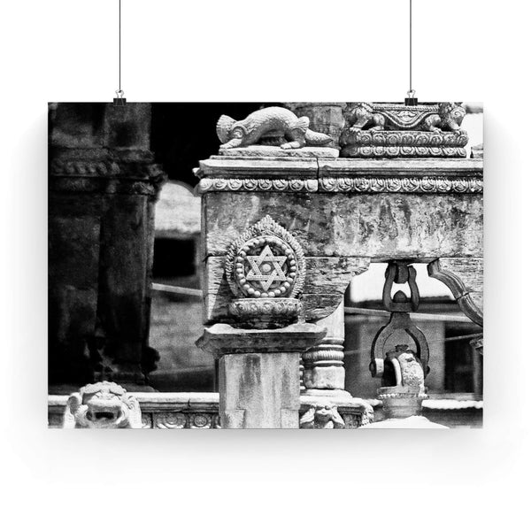 51 - Five-Point Star, Patan, Nepal, Durbar Square - Premium Poster Print