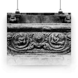 55 - Intricate stone carved railing - Premium Poster Print