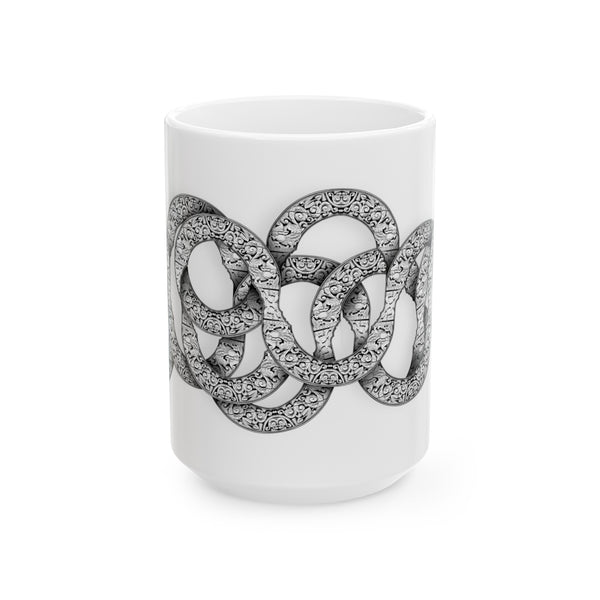 Chaos of Infinity White Ceramic Mug