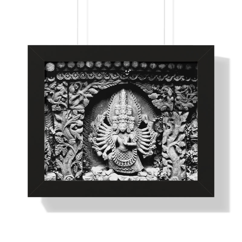 Eight Arm Goddess - Patan Durbar Square - Framed Photo Print