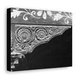 Wood Carved Corner Detail Of Doorway - Patan Nepal, Durbar Square - Canvas Prints