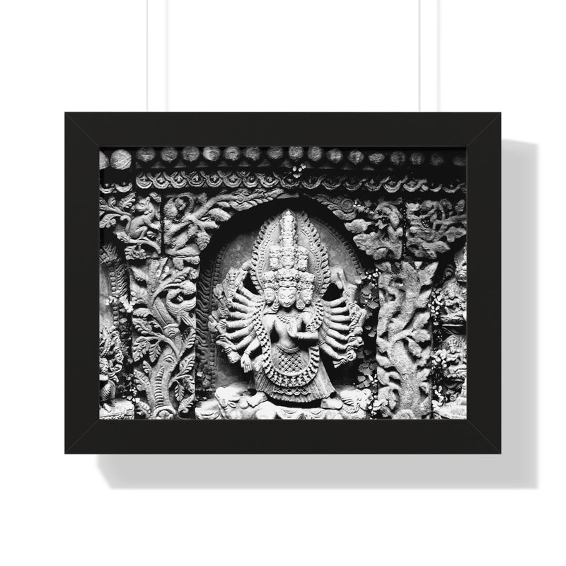 Eight Arm Goddess - Patan Durbar Square - Framed Photo Print