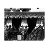 18 - Storefront Wood Carved Hanging - Patan Nepal - Premium Poster Print