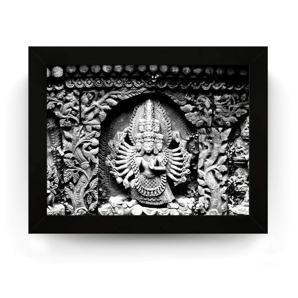 12 - Eight Arm Goddess - Patan Durbar Square - Framed Photo Print