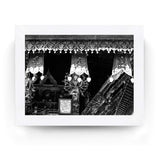 18 - Storefront Wood Carved Hanging - Patan Nepal - Framed Photo Print