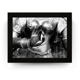 3 - Statue Of Goddess Gana - Patan Nepal, Durbar Square - Framed Photo Print