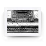 50 - Floral Window Grate - Framed Photo Print