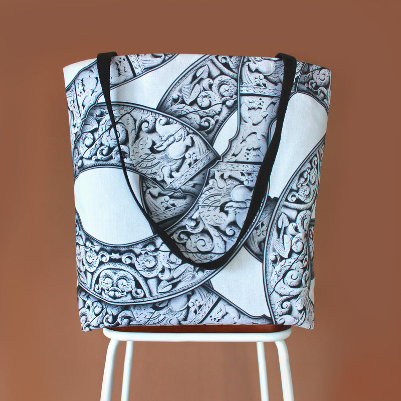 Falling Infinities Tote Bag