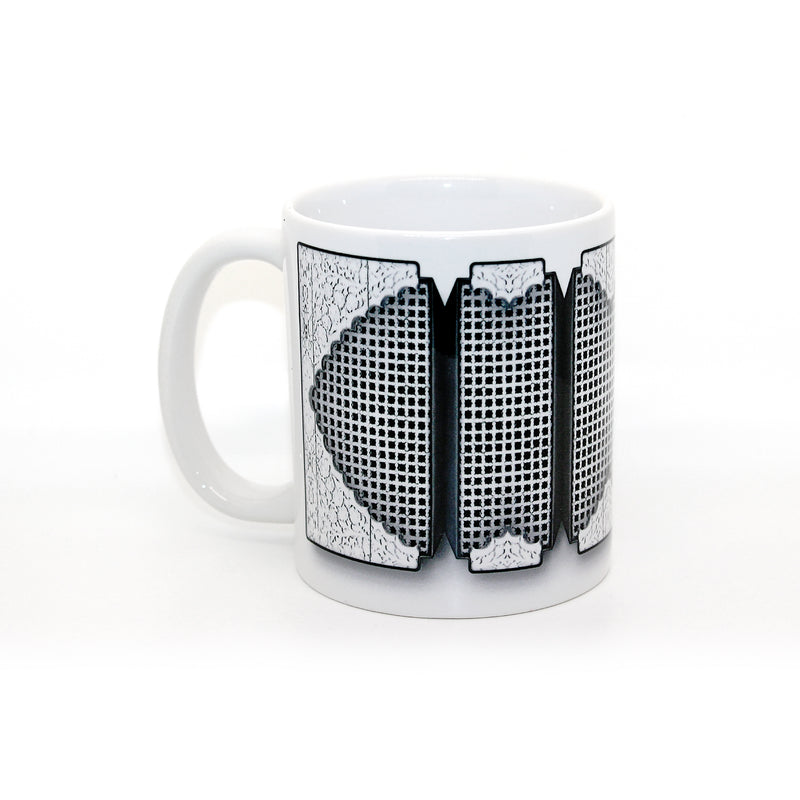 Protruding Grate-ness Ceramic Mug 11 oz