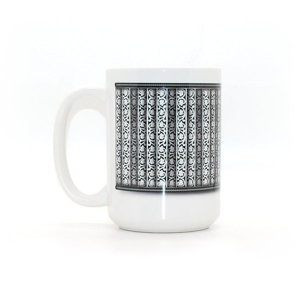 Patan Shadow Drop Cermaic Coffee Mug 15 oz